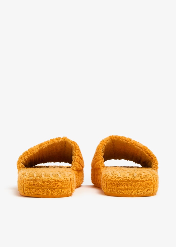 Bottega Veneta Pre-Loved Resort Sponge slides for Men Bottega Veneta Pre-Loved Resort Sponge slides for Men