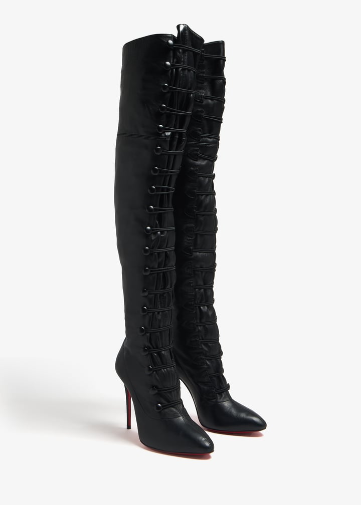 Christian Louboutin Pre-Loved Ronfifi 100 boots for Women Black