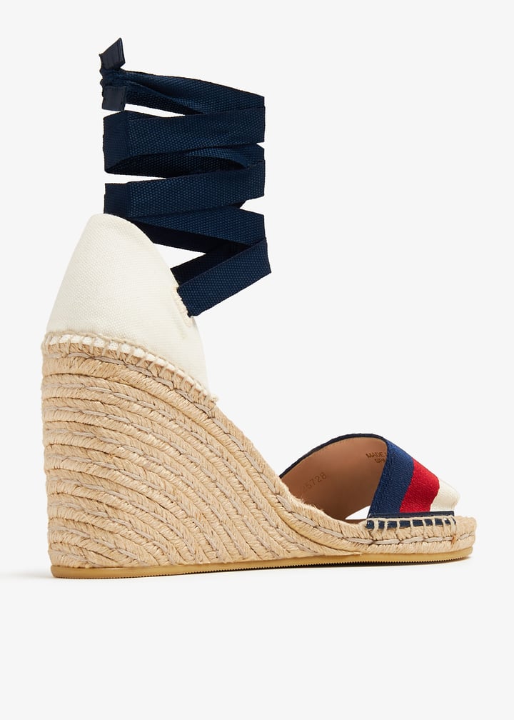 Gucci Pre-Loved Lilibeth Web wedge sandals for Women