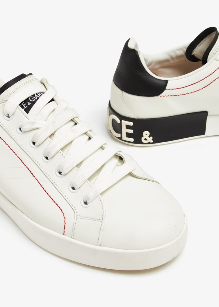 Dolce&Gabbana Pre-Loved Portofino sneakers for Men - White
