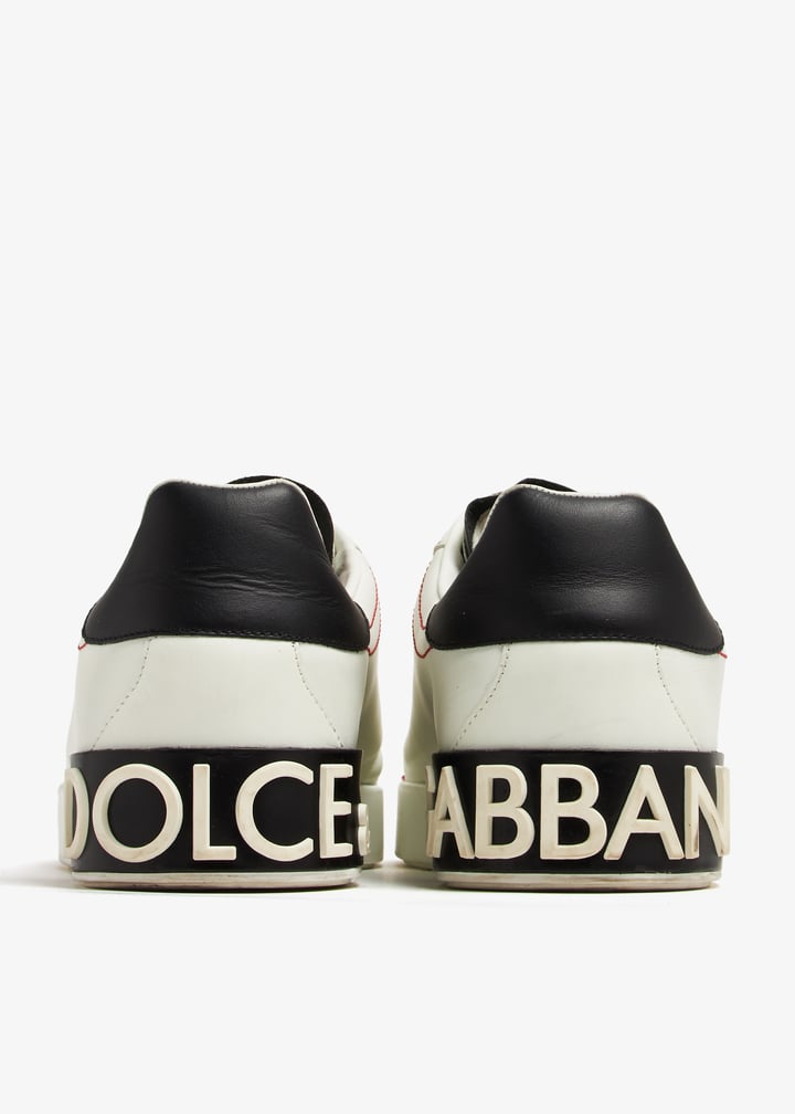 【入手困難】【新品未使用】DOLCE&GABBANA ザ ブラッシュ 35 5g DOLCE & GABBANA Shoes White Leather Floral Studded Sneakers