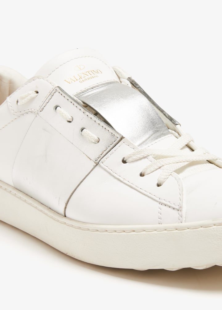 Garavani Shoes Valentino All White Sneakers Valentino Garavani One