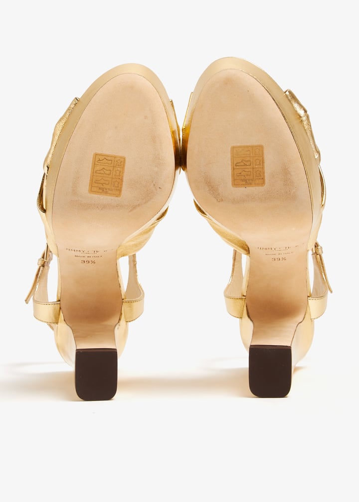 Jimmy Choo Pre-Loved Heloise 120 platform sandals for Women