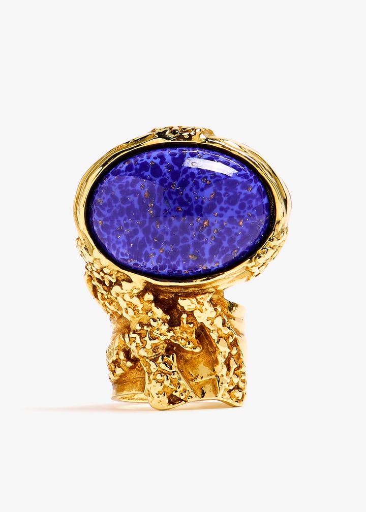 ✨超美品✨Yves Saint Laurent アーティリング ラピスラズリ YSL Yves Saint Laurent Blue Arty Dots Ring – Gems Are Forever