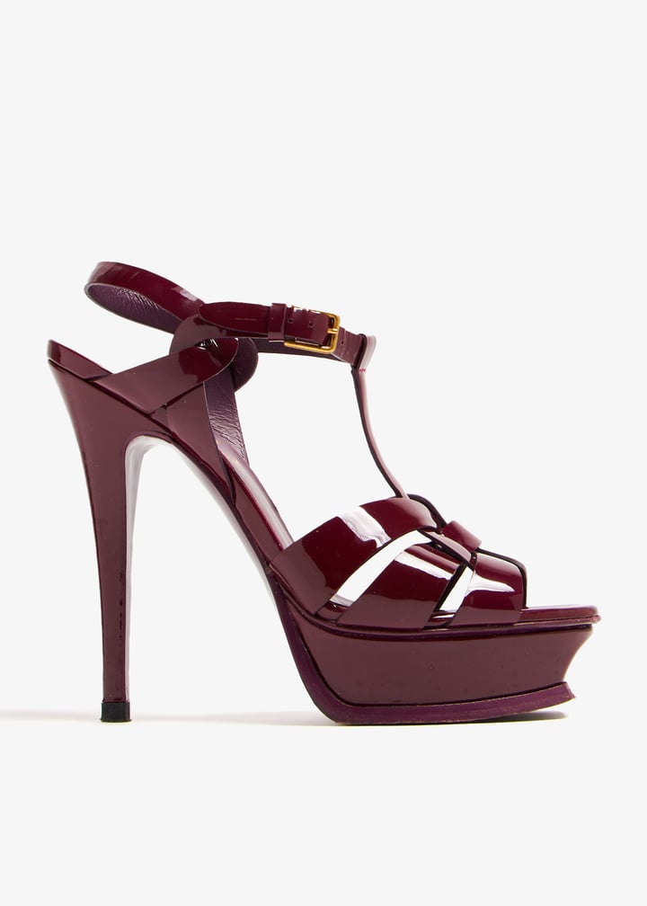 Saint Laurent Pre-Loved Tribute platform sandals for Women