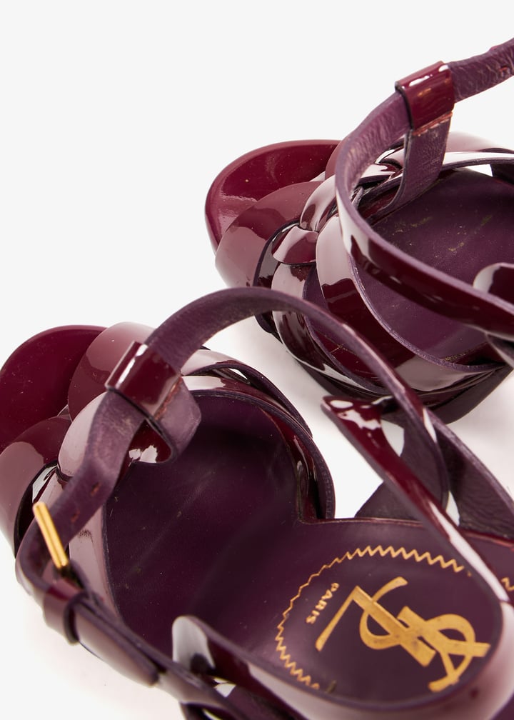 Saint Laurent Pre-Loved Tribute platform sandals for Women