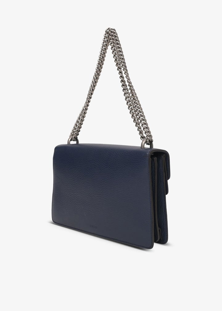 GUCCI Dionysus パテントレザー ショルダーバッグ 装飾付き ディオニュソス〕ミディアム ショルダーバッグGGスプリーム