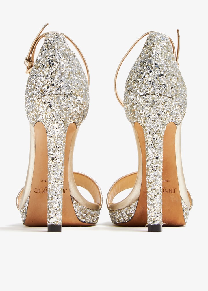 Jimmy Choo Pre-Loved Misty 120 sandals for Women - Silver in