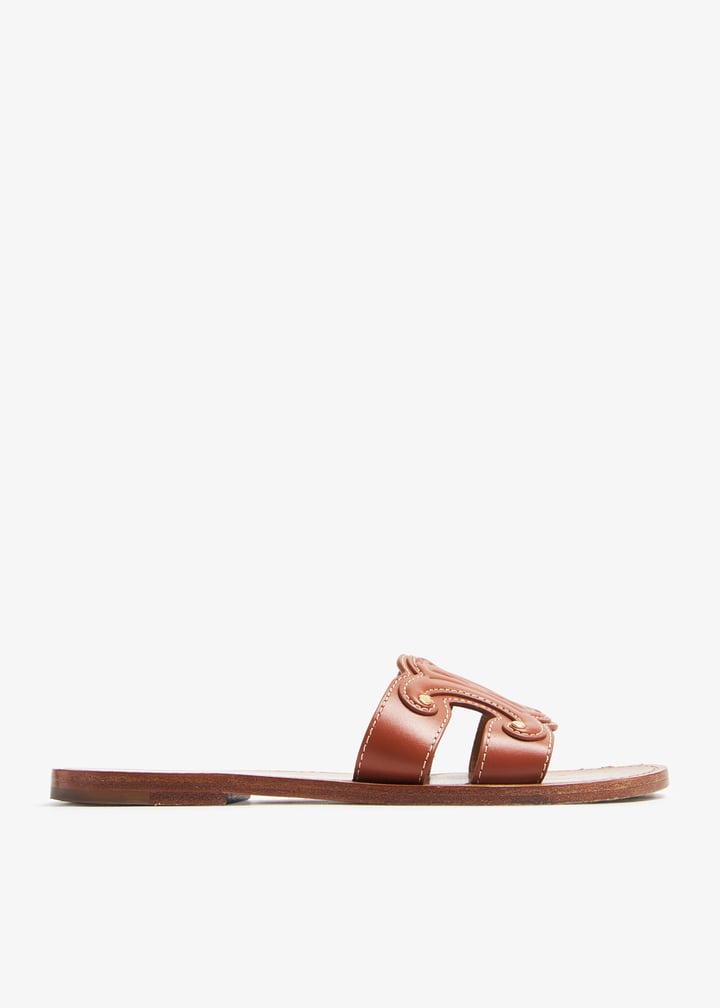 【関税&送料込】Celine Triomphe Sandals CELINE TRIOMPHE SANDAL IN KIDSKIN - | CELINE