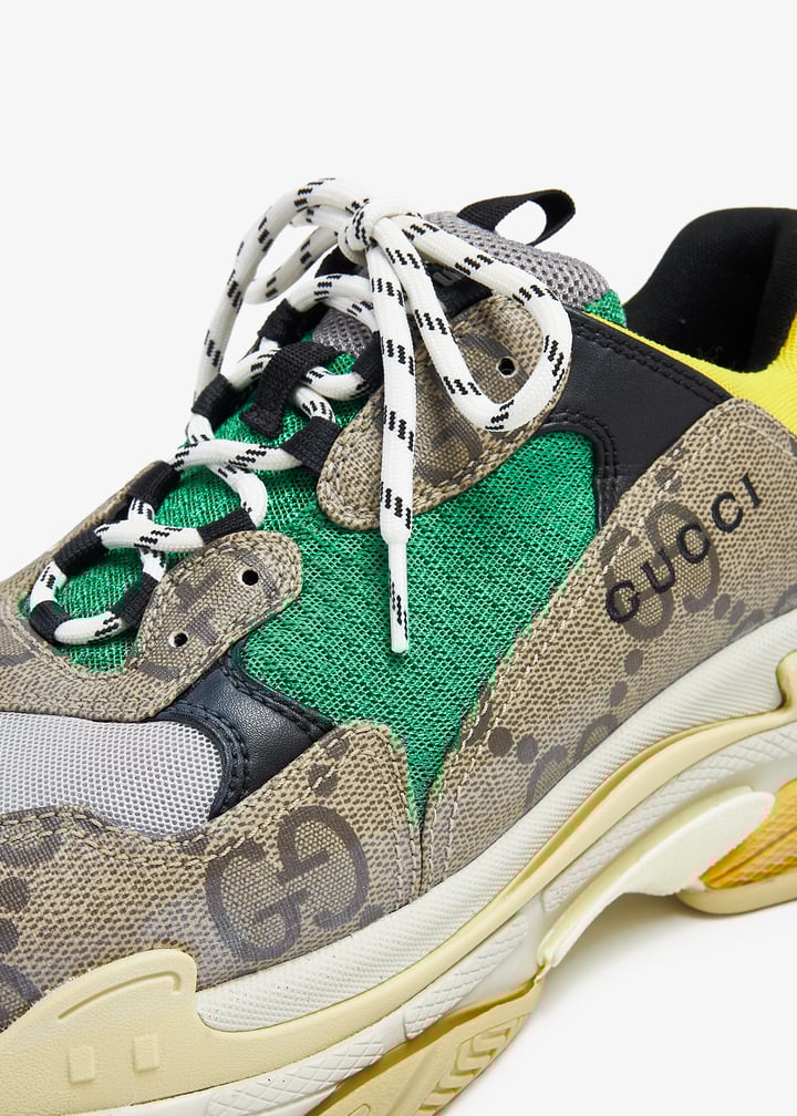Gucci Pre-Loved x Balenciaga The Hacker Project Triple S sneakers