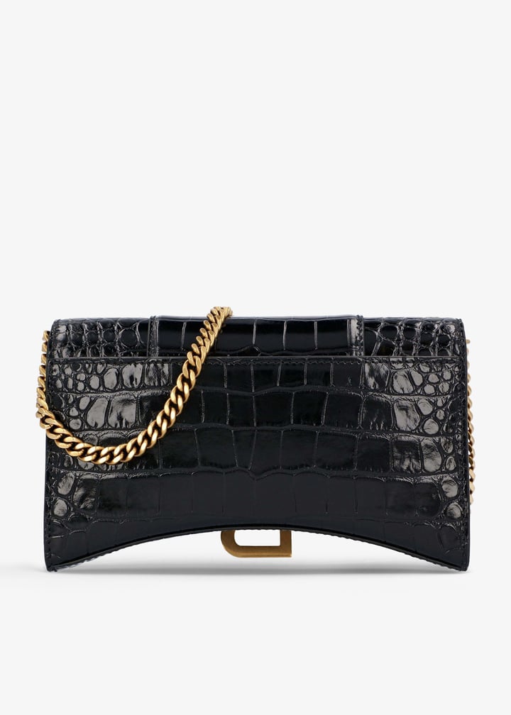 Balenciaga Pre-Loved Hourglass chain wallet for Women