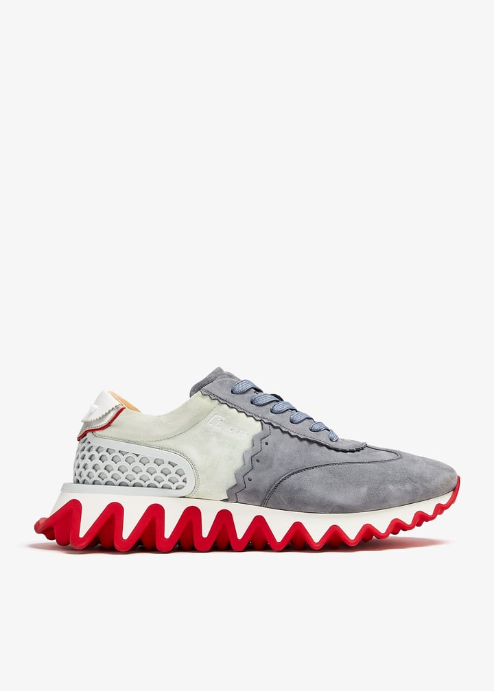 Christian Louboutin Pre-Loved Loubishark sneakers for Men Grey