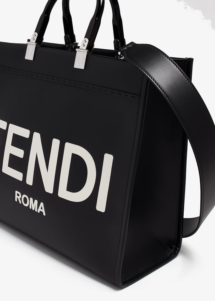 FENDI Pre-Loved Sunshine Large shopper bag for Women - Black