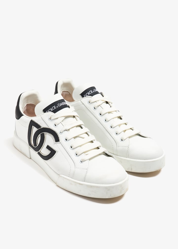 Dolce&Gabbana Pre-Loved Portofino sneakers for Men - White