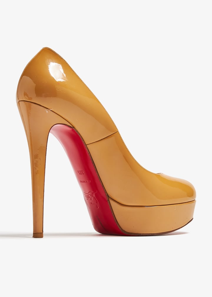 Christian Louboutin ビジュー付きハイヒール Christian Louboutin Pre-Loved Bianca pumps for Women - Beige