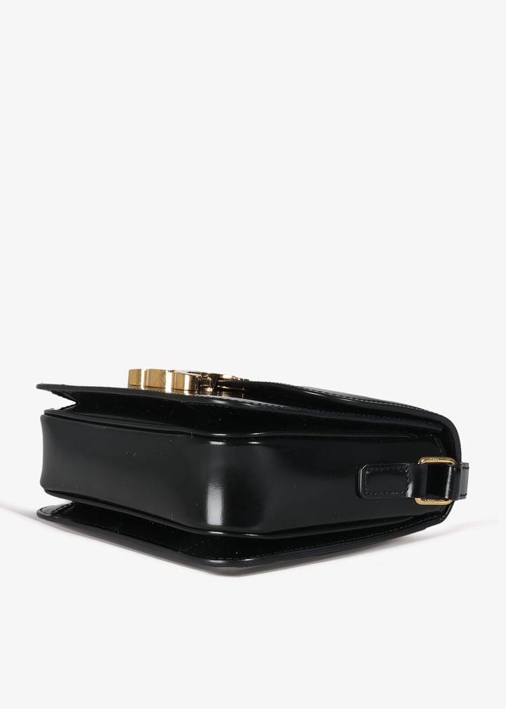 CELINE Pre-Loved Teen Triomphe bag for Women - Black in
