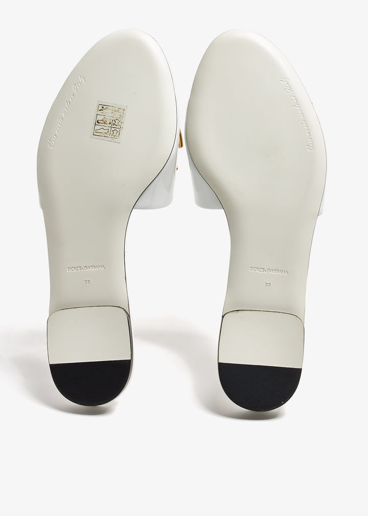 Dolce&Gabbana Pre-Loved DG logo flat sandals for Women