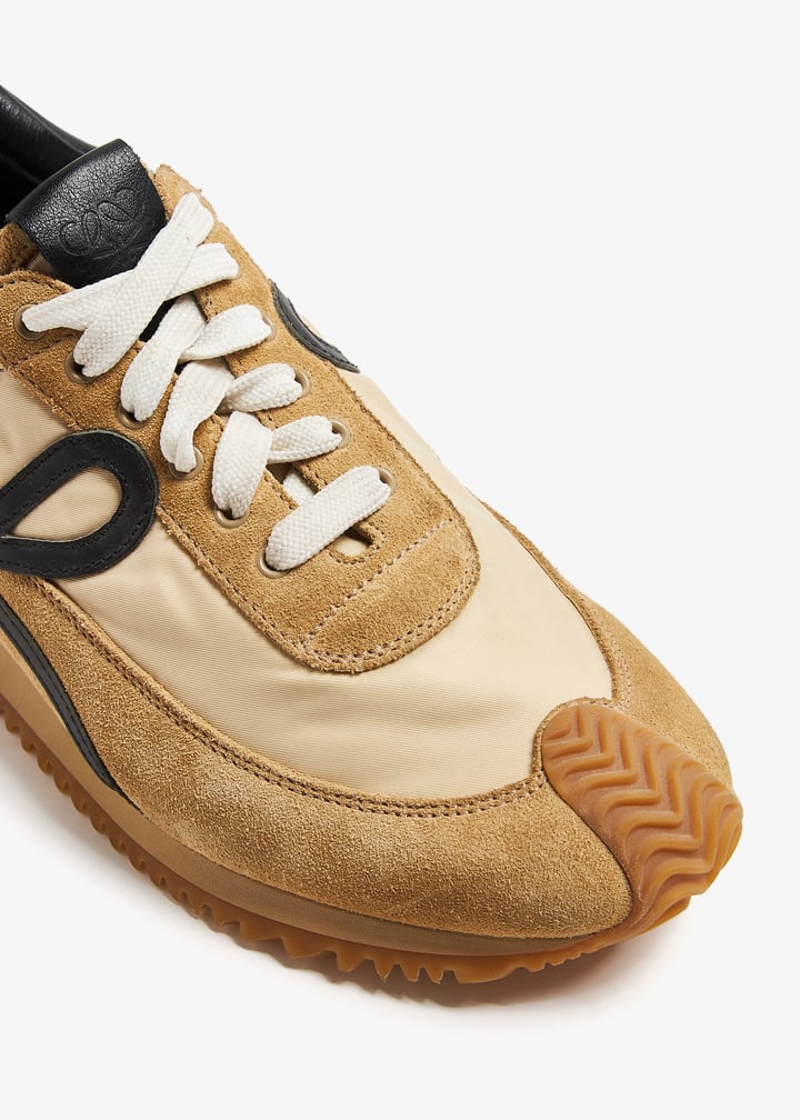 【24SS NEW】LOEWE_man / ナイロン＆スエード スニーカー /Beige 24SS NEW】LOEWE_man / ナイロン＆スエード スニーカー /Beige