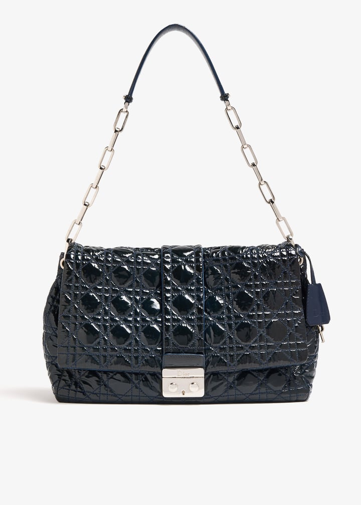 Dior Pre-Loved Large Miss Dior Flap bag for Women - Navy in