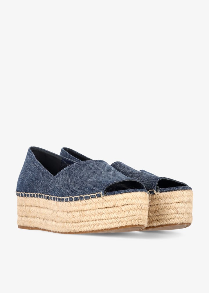 Miu Miu Pre-Loved Peep-Toe platform espadrilles for Women
