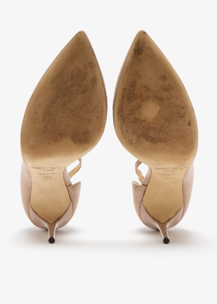 Jimmy Choo Pre-Loved Lucy D'Orsay pumps for Women - Beige in UAE