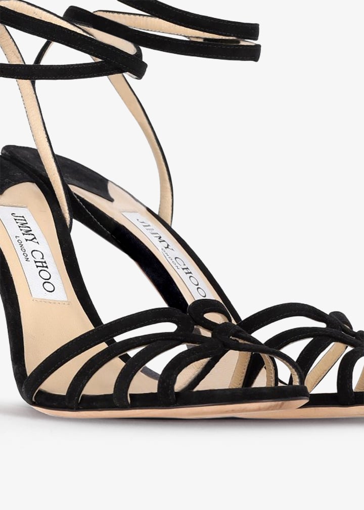 Jimmy Choo Pre-Loved Mimi sandals for Women - Black in UAE
