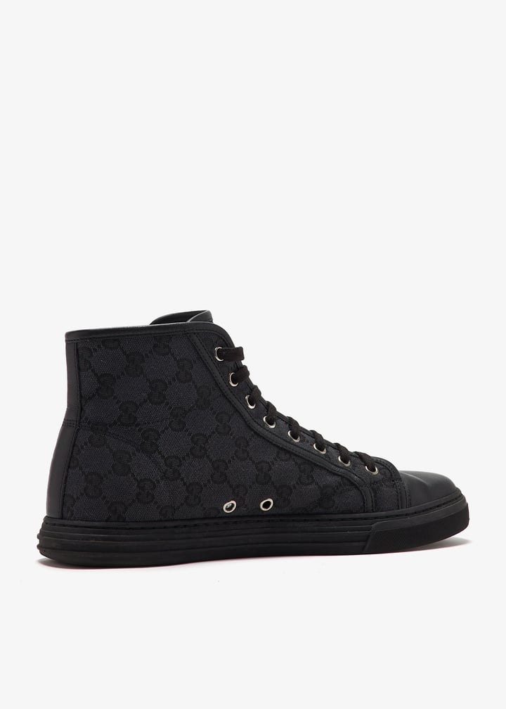 GUUCI Basket GG Supreme Canvas High-Top Sneaker 関税送料込 GUUCI Basket GG Supreme Canvas High-Top Sneaker 関税送料込