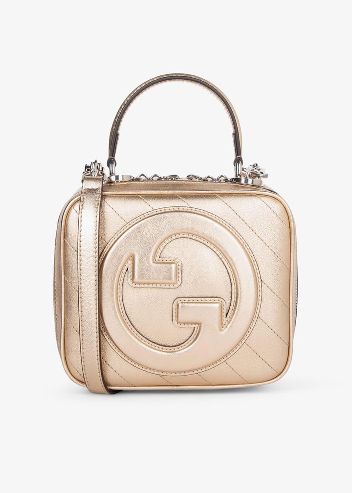 Gucci Pre-Loved Blondie small top handle bag for Women Gold in