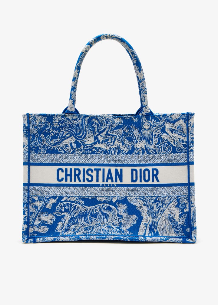 【無料郵送/関税込/正規品】 Dior Small Book Tote Blue Dior Ob Mini Dior Book Tote Blue Denim Dior Oblique Jacquard (21.5 x