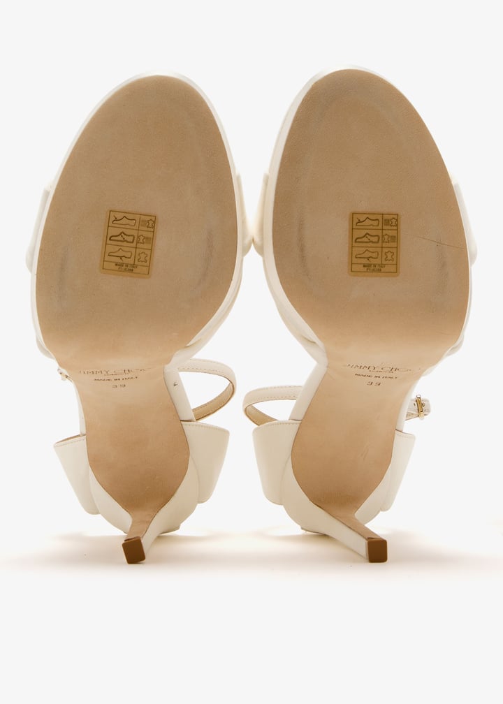 Jimmy Choo Pre-Loved Rosie 120 sandals for Women - White in