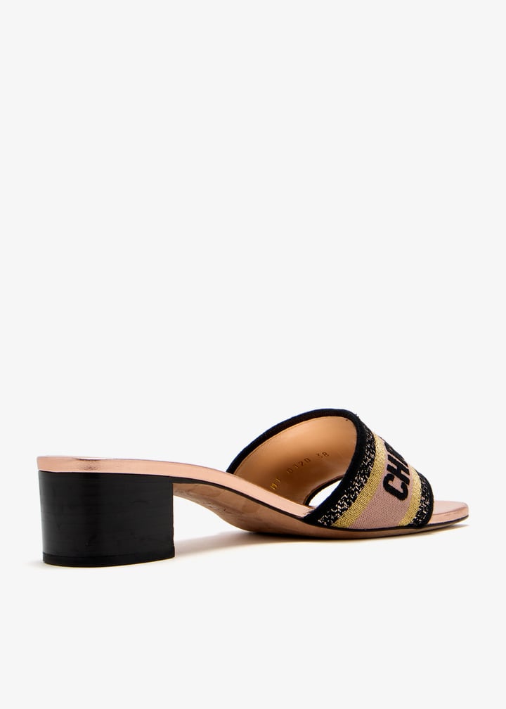 【大人かわいい♪】DIOR Dwayミュール 色味が可愛い♪】Dior☆Dioriviera Dway スライド (Dior