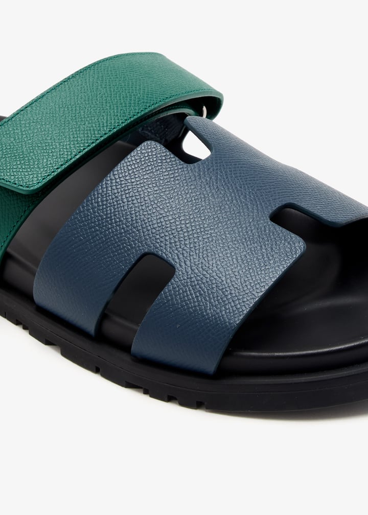 Hermès Pre-Loved Chypre sandals for Men - Blue in UAE