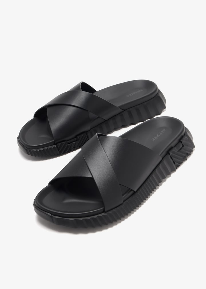 Hermès Pre-Loved Infra slide sandals for Men - Black in UAE  display picture 3