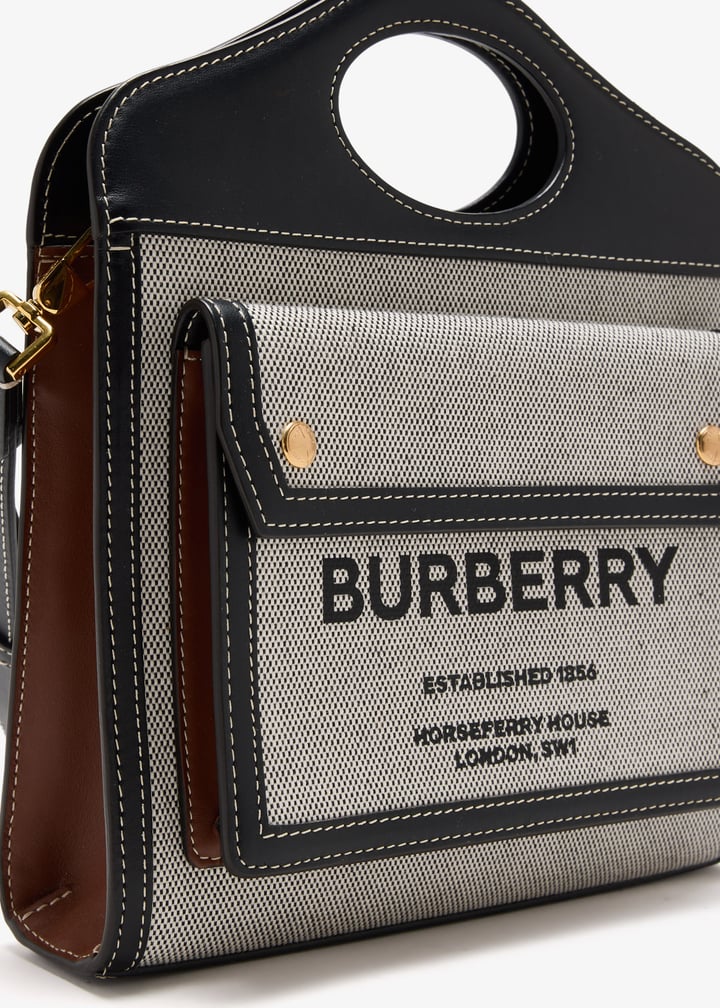 【送料&関税込】Burberry Mini Pocket Tote Burberry Mini Pocket Tote Bag | Neutrals | FARFETCH