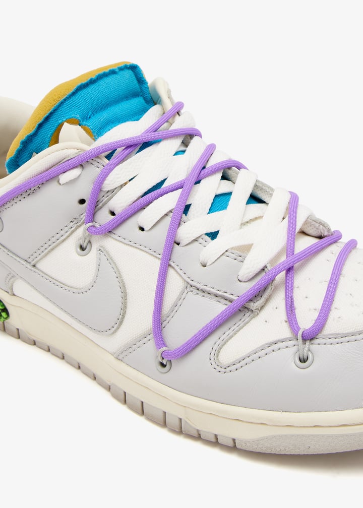 美品！OFF-WHITE NIKE DUNK LOW LTHR 28 Nike Dunk Low Off-White Lot 28 Men's - DM1602-111 - US