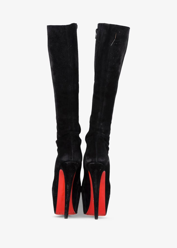 Christian Louboutin Pre-Loved Bianca boots for Women Black in