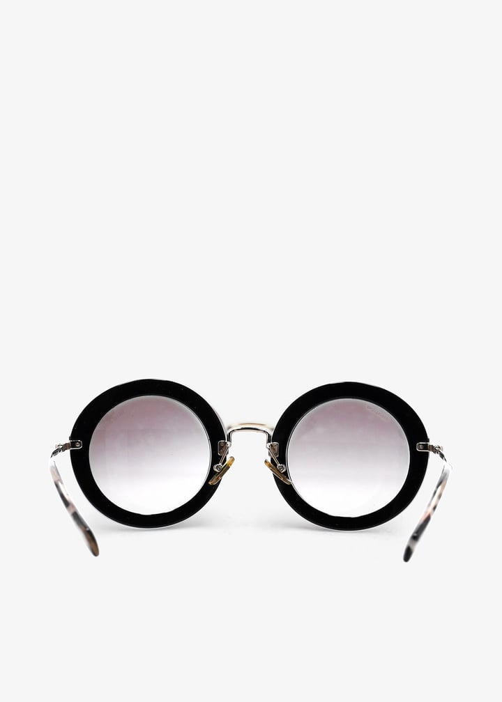 Miu Miu Pre-Loved Embellished Round sunglasses for Women  display picture 2