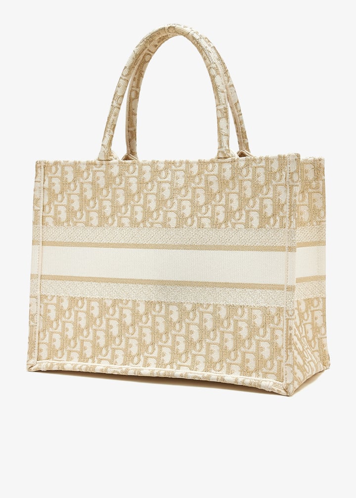 Dior Pre-Loved Medium Book tote bag for Women - Gold in UAE
