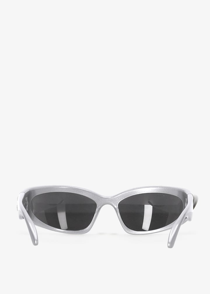 BALENCIAGA swift oval サングラス シルバー 正規品 BALENCIAGA バレンシアガ SWIFT OVAL スウィフトオーバルレンズ