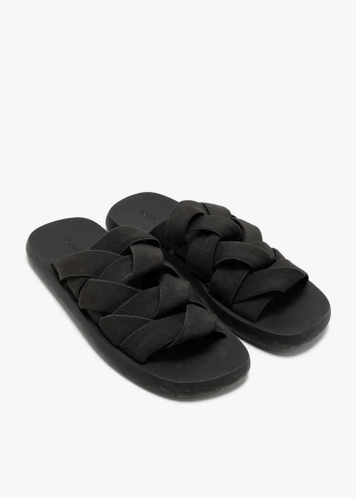 【Bottega Veneta】 Plat Mule Black Buy Bottega Veneta Plat Mule 'Black' - 651402 V0GV0 1000 | GOAT