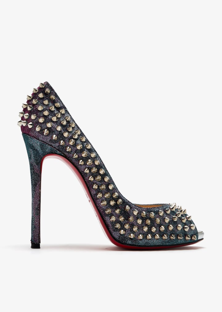Christian Louboutin グログラントリム ベルベットスニーカー Christian Louboutin グログラントリム ベルベットスニーカー