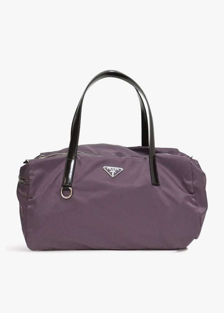 Prada Pre-Loved Tessuto small duffle bag for Women Purple in UAE