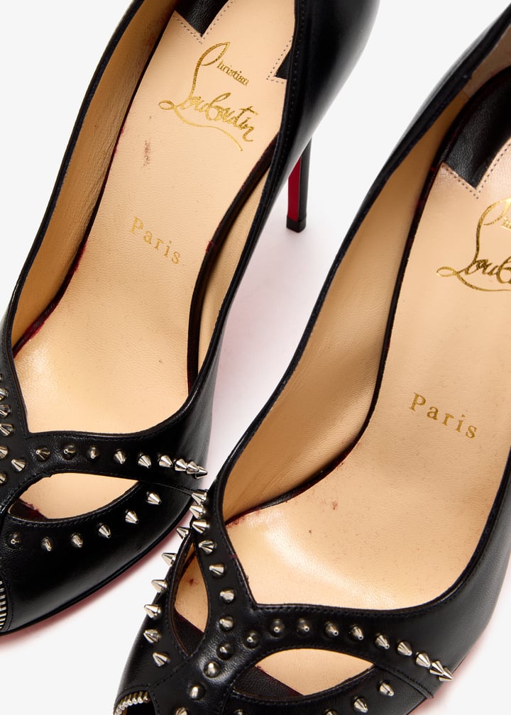 L03137 新品 Christian Louboutin ベルト：90/36 Venus - Clutch - Mesh and strass - Suzuran - Christian Louboutin