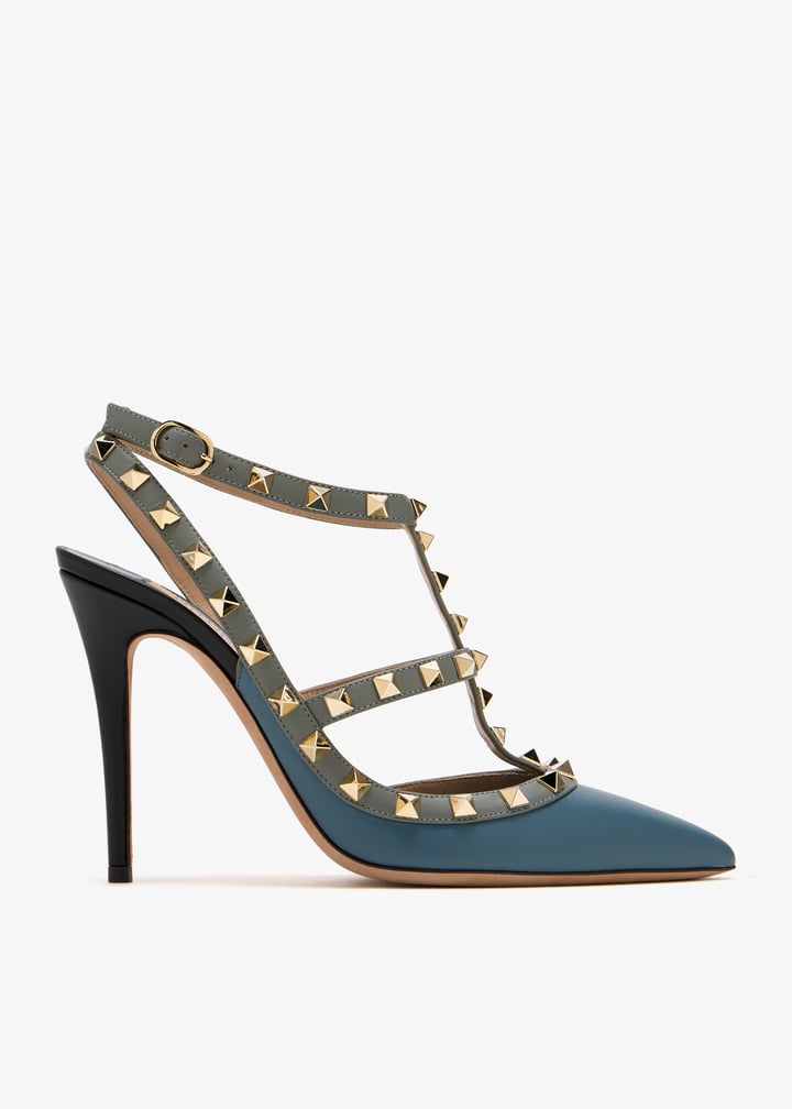 Valentino Garavani Pre-Loved Rockstud pumps for Women Blue in