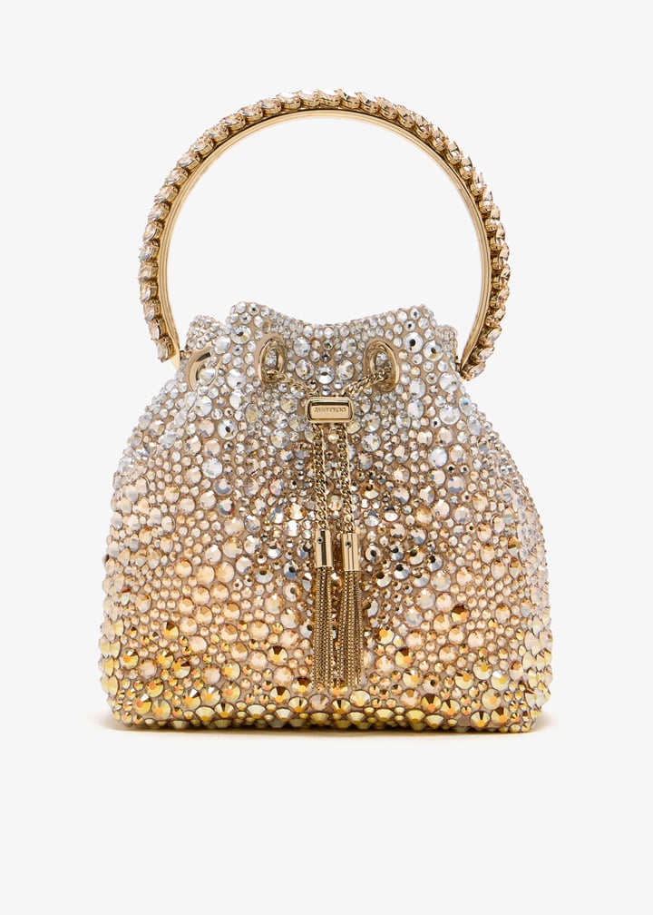 Jimmy Choo Pre-Loved Bon Bon bucket bag for Women - Gold in