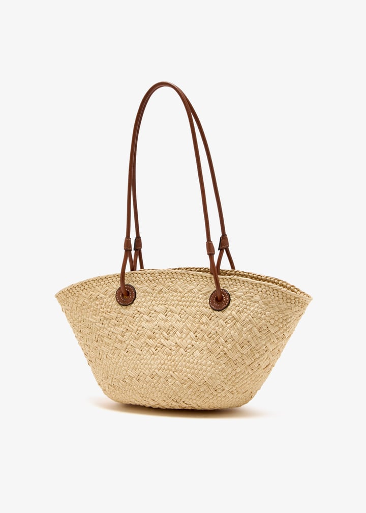 ロエベ アナグラム BASKET SMALL BAG Loewe x Paula's Ibiza Anagram Small Basket Bag in Iraca Palm