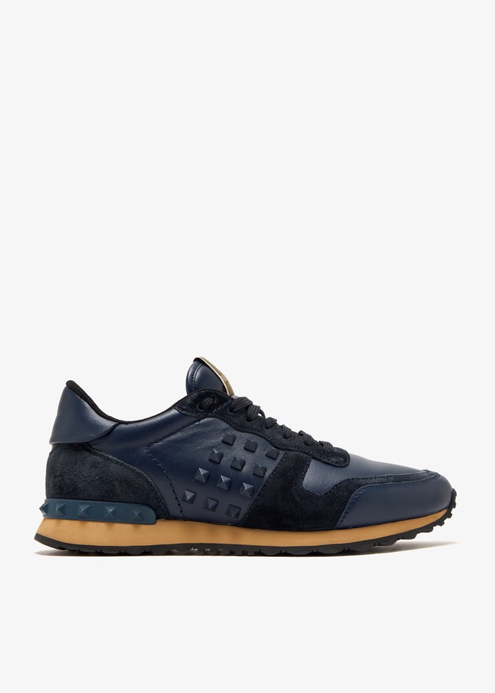 Navy Valentino Trainers Navy Valentino Rockrunner Trainers Mens