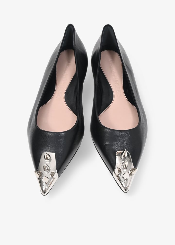 【関税&送料込】Alexander Mcqueen Ballerina Alexander McQueen Punk Cap-Toe Ballerina Flats | eBay