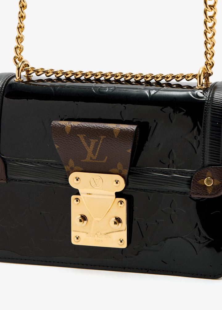 Vuitton Vernis Bag Lv Glossy Bag Vernis Monogram Wynwood Shoulder Bag
