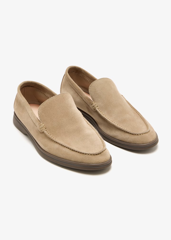 Loro Piana Pre-Loved Summer Walk loafers for Women - Beige